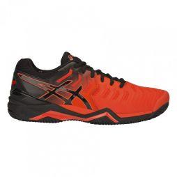 Теннисные кроссовки мужские Asics Gel-Resolution 7 ГРУНТ cherry tomato/black Теннисные кроссовки мужские Asics Gel-Resolution 7 ГРУНТ cherry tomato/black