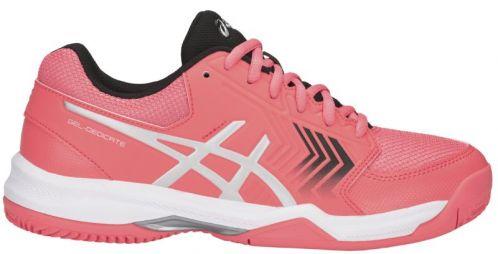 Теннисные кроссовки женские Asics Gel-Dedicate 5 ГРУНТ papaya/silver Теннисные кроссовки женские Asics Gel-Dedicate 5 ГРУНТ papaya/silver
