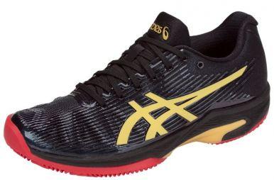 Теннисные кроссовки женские Asics Solution Speed FF Clay L.E. W black/rich gold Теннисные кроссовки женские Asics Solution Speed FF Clay L.E. W black/rich gold