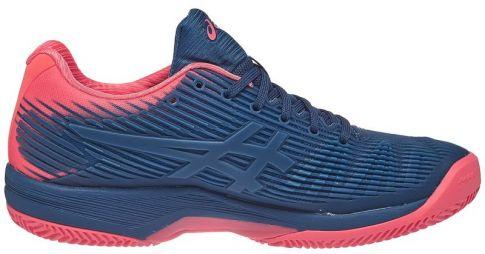 Теннисные кроссовки женские Asics Solution Speed FF ГРУНТ grand shark/papaya Теннисные кроссовки женские Asics Solution Speed FF ГРУНТ grand shark/papaya