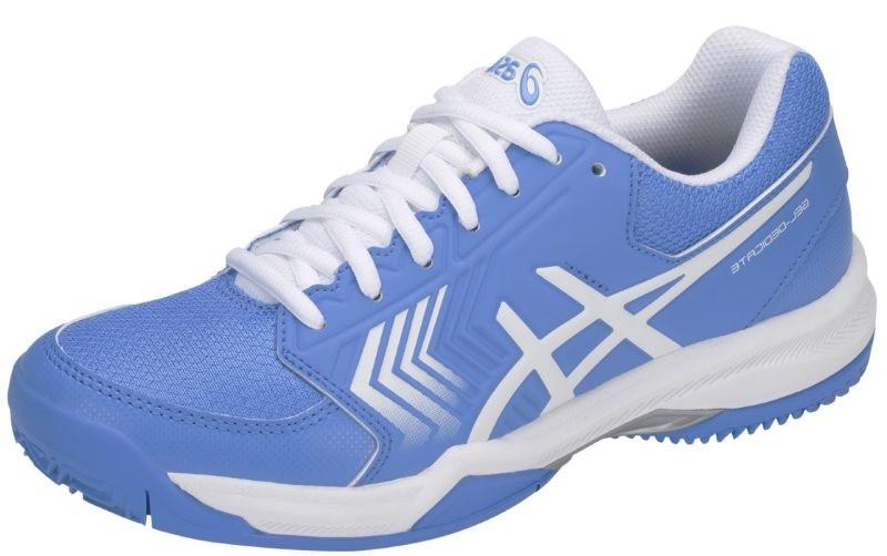 Теннисные кроссовки женские Asics Gel-Dedicate 5 ГРУНТ blue coast/white