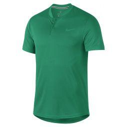 Теннисная футболка мужская Nike Court Dry Blade Polo lucid green
