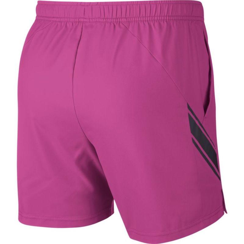 Теннисные шорты мужские Nike Court Dry 7in Short active fuchsia/oil grey/oil grey