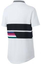 Тенісна футболка дитяча Nike Court Advantage Tennis Polo white поло Тенісна футболка дитяча Nike Court Advantage Tennis Polo white поло