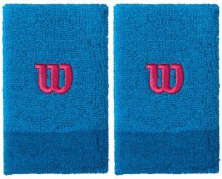 Напульсник Wilson Extra Wide Wristband brilliant blue/imperial blue/granita