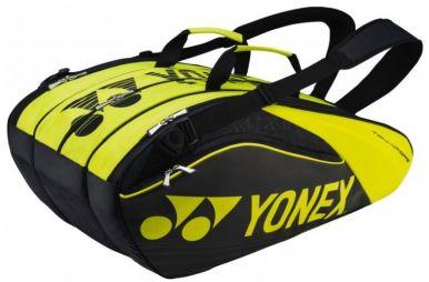 Теннисная сумка Yonex Pro Racquet Bag 9 Pack black/lime Теннисная сумка Yonex Pro Racquet Bag 9 Pack black/lime