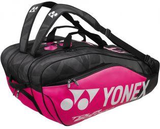 Теннисная сумка Yonex Pro Racquet Bag 9 Pack black/pink/silver Теннисная сумка Yonex Pro Racquet Bag 9 Pack black/pink/silver