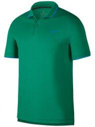 Тенісна футболка чоловіча Nike Court Dry Team Polo lucid green/photo blue/photo blue