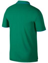 Тенісна футболка чоловіча Nike Court Dry Team Polo lucid green/photo blue/photo blue