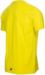 Теннисная футболка детская Babolat Core Pure Drive Tee Boy aero yellow