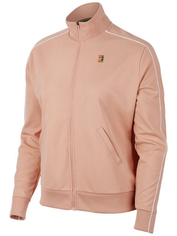 Кофта женская Nike Court Warm Up Jacket rose gold/white