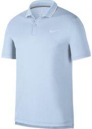 Теннисная футболка мужская Nike Court Dry Team Polo half blue/white/white