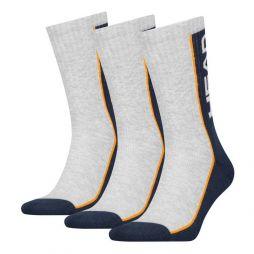 Head Performance Crew 3-pack/grey/blue
