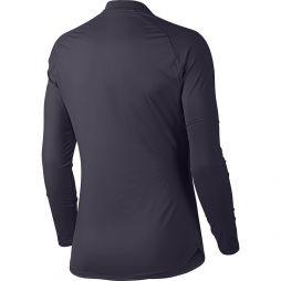 Теннисная футболка женская Nike Court Pure LS HZ Top gridiron/white