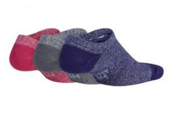 Носки детские Nike Dry Cushion No Show Junior 3-pack/pink/grey/violet