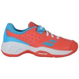 Детские теннисные кроссовки Babolat Pulsion All Court Kid pink/sky blue Детские теннисные кроссовки Babolat Pulsion All Court Kid pink/sky blue