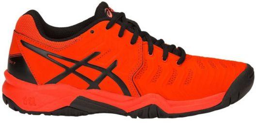Детские теннисные кроссовки Asics Gel-Resolution 7 GS cherry tomato/black Детские теннисные кроссовки Asics Gel-Resolution 7 GS cherry tomato/black
