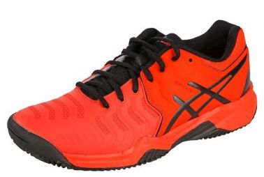 Детские теннисные кроссовки Asics Gel-Resolution 7 GS Грунт cherry tomato/black Детские теннисные кроссовки Asics Gel-Resolution 7 GS Грунт cherry tomato/black