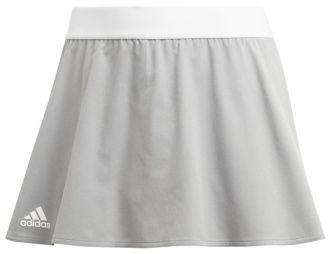 Тенісна спідничка жіноча Adidas Escouade Skirt light granite/shock red