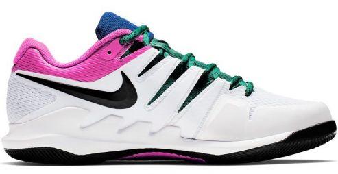 Тенісні кросівки чоловічі Nike Air Zoom Vapor 10 HC white/black/platinum tint Тенісні кросівки чоловічі Nike Air Zoom Vapor 10 HC white/black/platinum tint