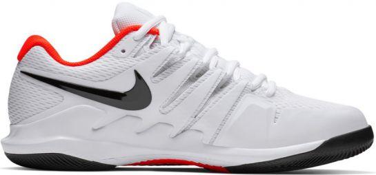 Тенісні кросівки чоловічі Nike Air Zoom Vapor 10 HC white/black/bright crimson Тенісні кросівки чоловічі Nike Air Zoom Vapor 10 HC white/black/bright crimson
