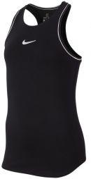 Тенісна майка дитяча Nike Court Girls Dry Tank black/white Тенісна майка дитяча Nike Court Girls Dry Tank black/white