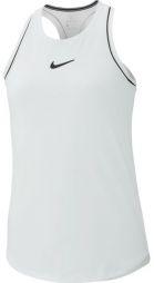 Тенісна майка дитяча Nike Court Girls Dry Tank white/black/black/black Тенісна майка дитяча Nike Court Girls Dry Tank white/black/black/black