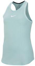 Тенісна майка дитяча Nike Court Girls Dry Tank teal tint/white/white/white Тенісна майка дитяча Nike Court Girls Dry Tank teal tint/white/white/white