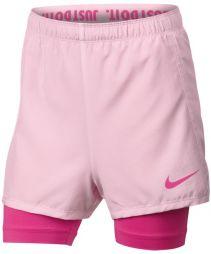 Тенісні шорти дитячі Nike Dry 2in1 Short Girls pink foam/laser fuchsia/laser fuchsia Тенісні шорти дитячі Nike Dry 2in1 Short Girls pink foam/laser fuchsia/laser fuchsia