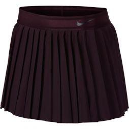 Тенісна спідничка жіноча Nike Court Victory Skirt burgundy ash/black