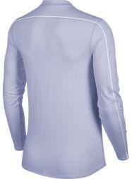 Тенісна футболка жіноча Nike Court Women Dry 1/2 Zip Top oxygen purple/white/white/oxygen purple