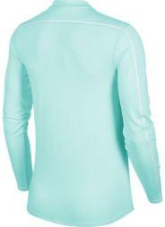 Тенісна футболка жіноча Nike Court Women Dry 1/2 Zip Top teal tint/white/white/teal tint