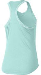 Тенісна майка жіноча Nike Court Dry Tank teal tint/white/white/teal tint