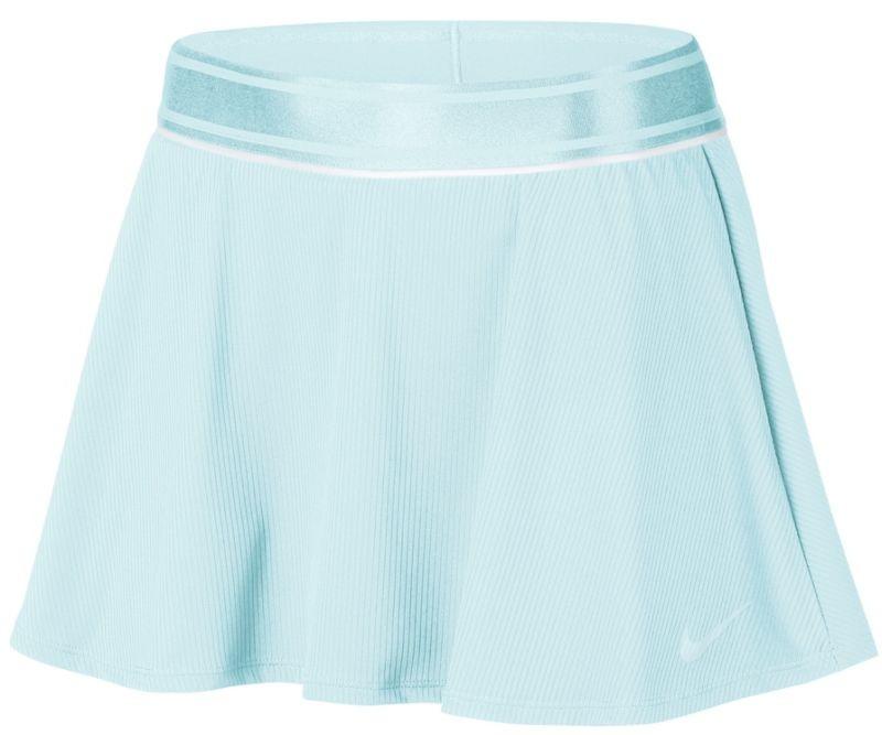 Теннисная юбка женская Nike Court Dry Flounce Skirt teal tint/white/teal tint