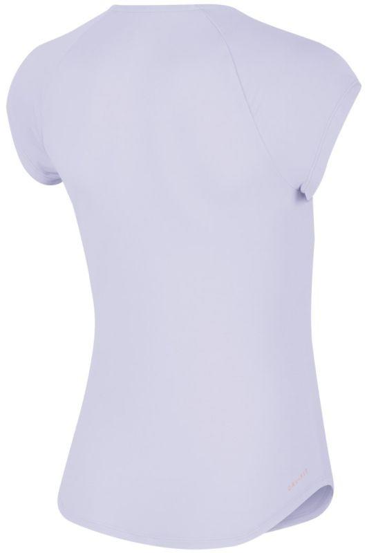 Теннисная футболка женская Nike Court Pure Top oxygen purple/oxygen purple