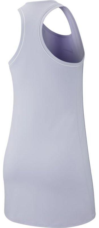 Теннисное платье женское Nike Court Dry Dress oxygen purple/white/oxygen purple