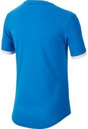 Тенісна футболка дитяча Nike Court Dry Top SS Boys signal blue/white/white Тенісна футболка дитяча Nike Court Dry Top SS Boys signal blue/white/white