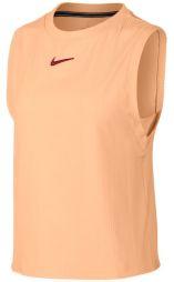 Тенісна майка жіноча Nike Court Dry Tank Maria sunset haze/team crimson