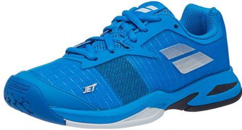 Детские теннисные кроссовки Babolat Jet All Court Junior diva blue/white Детские теннисные кроссовки Babolat Jet All Court Junior diva blue/white