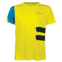 Тенісна футболка дитяча Babolat Performance Tee Crew Neck Boy blazing yellow