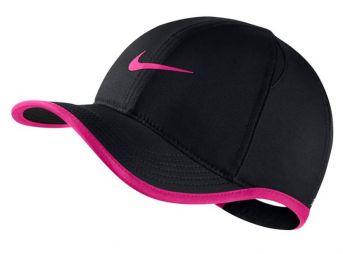 Кепка дитяча Nike Youth Aerobill Feather Light Cap black/laser fuchsia