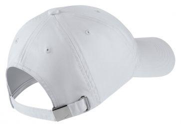 Кепка дитяча Nike Heritage 86 Metal Swoosh white/metallic silver