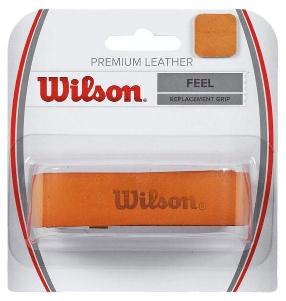 Ручка для ракетки Wilson Premium Leather (1 шт.) orange
