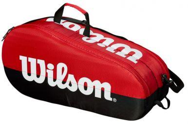 Теннисная сумка Wilson Team 2 Comp 6 Pk black/red