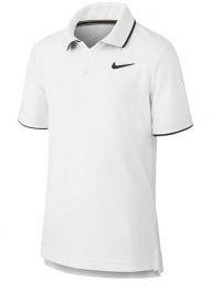Тенісна футболка дитяча Nike Court B Dry Polo Team white/black поло Тенісна футболка дитяча Nike Court B Dry Polo Team white/black поло