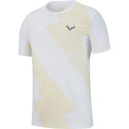 Тенісна футболка чоловіча Nike Court Dry Rafa Tee white/light carbon