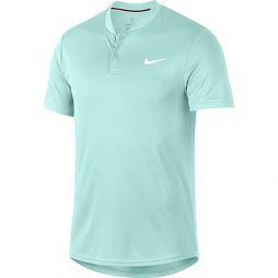Тенісна футболка чоловіча Nike Court Dry Blade Polo teal tint/white
