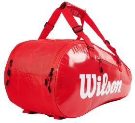 Теннисная сумка Wilson Super Tour 2 Comp Small 6 Pk red