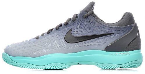 Тенісні кросівки чоловічі Nike Air Zoom Cage 3 ГРУНТ dark grey/black/aurora green Тенісні кросівки чоловічі Nike Air Zoom Cage 3 ГРУНТ dark grey/black/aurora green