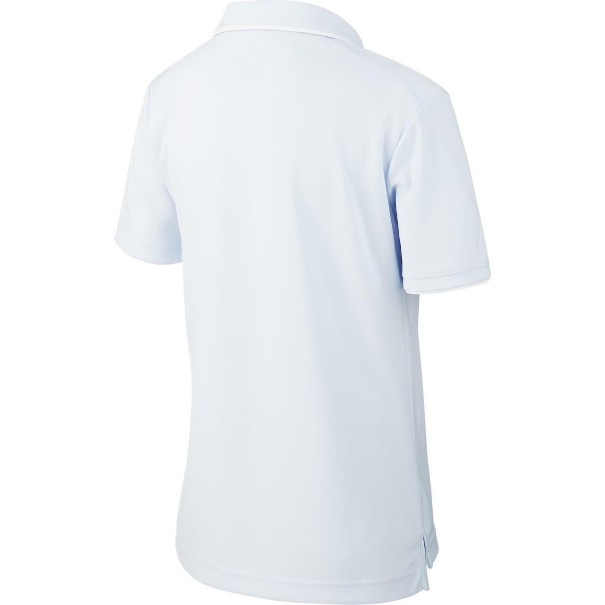 Теннисная футболка детская Nike Court Dry Polo light blue поло